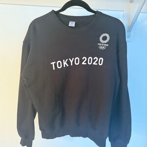 Tokyo 2020 Olympics Black Crewneck Sweatshirt Medium